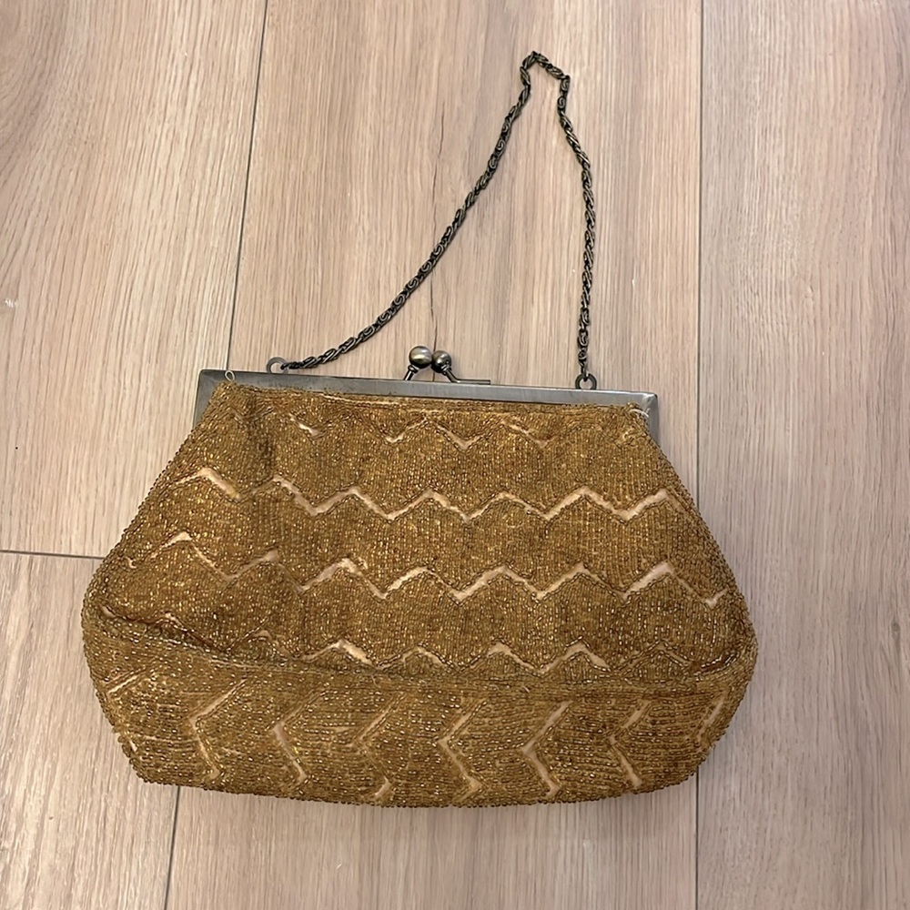 Zara beaded clutch